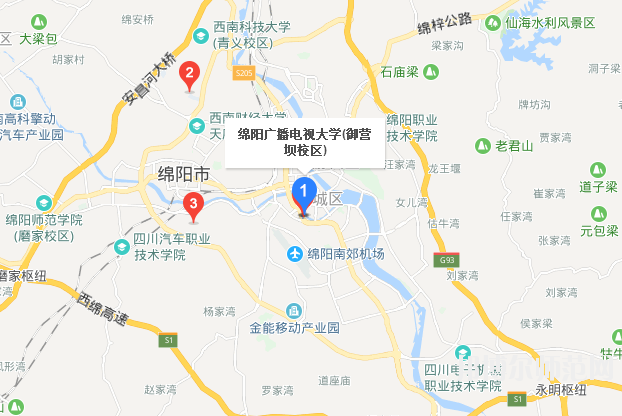 綿陽廣播電視幼兒師范大學(xué)地址在哪里 