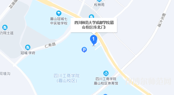 四川師范大學(xué)成都學(xué)院眉山校區(qū)2023年地址在哪里 